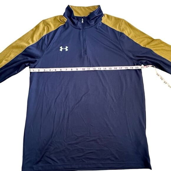 Under Armour ~ Mens lightweight long sleeve~ half zip pullover ~ size large - Picture 6 of 11
